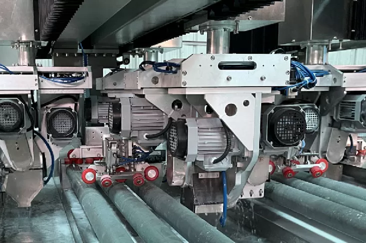 Estructura de la máquina de chaflán de vidrio