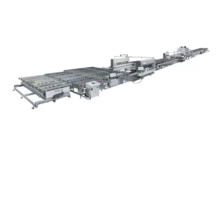 Línea recta de vidrio doble línea de borde HSDN (tipo de línea recta SCT)