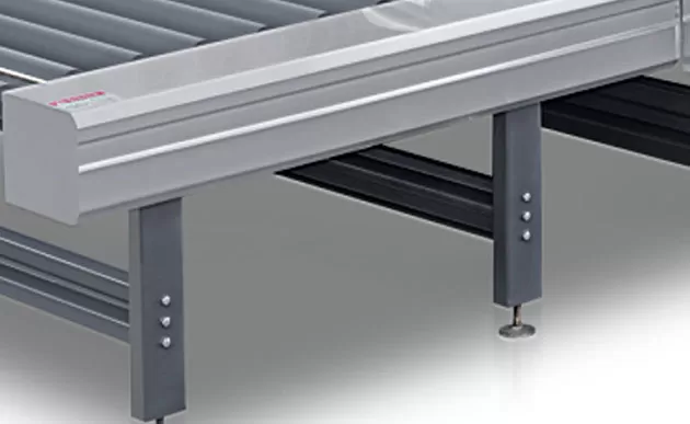 Parte de carga de la lavadora de vidrio