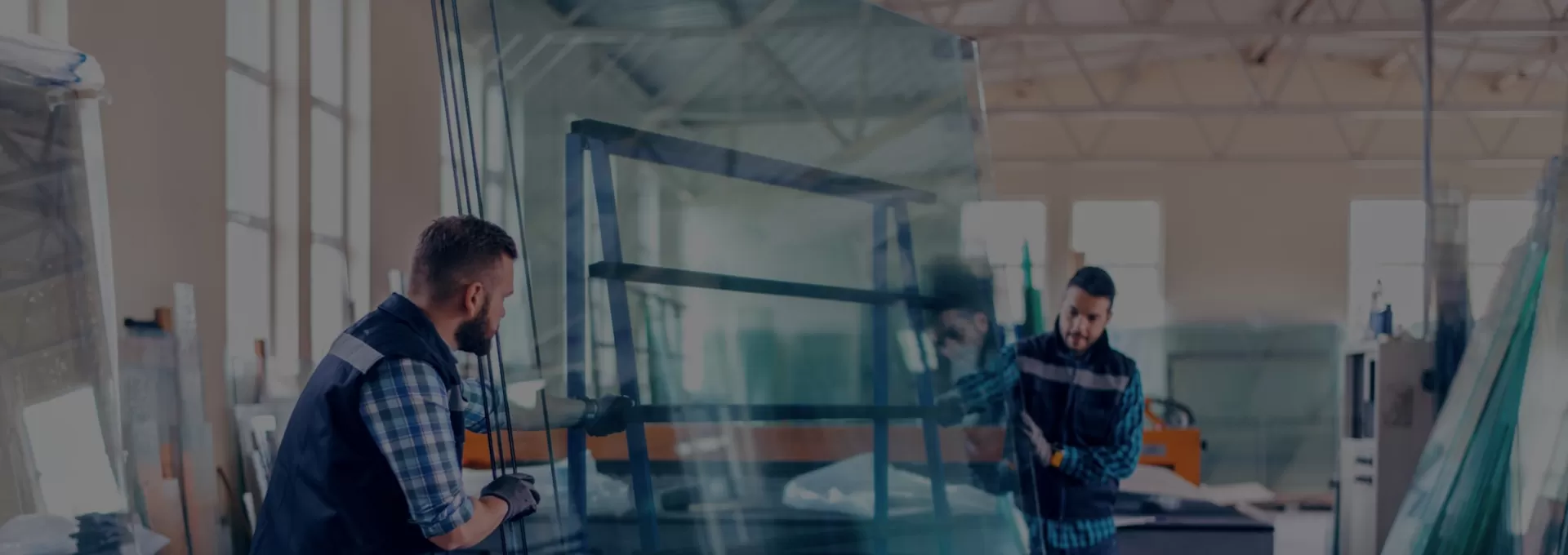 Máquina de doble Borde de línea recta de vidrio