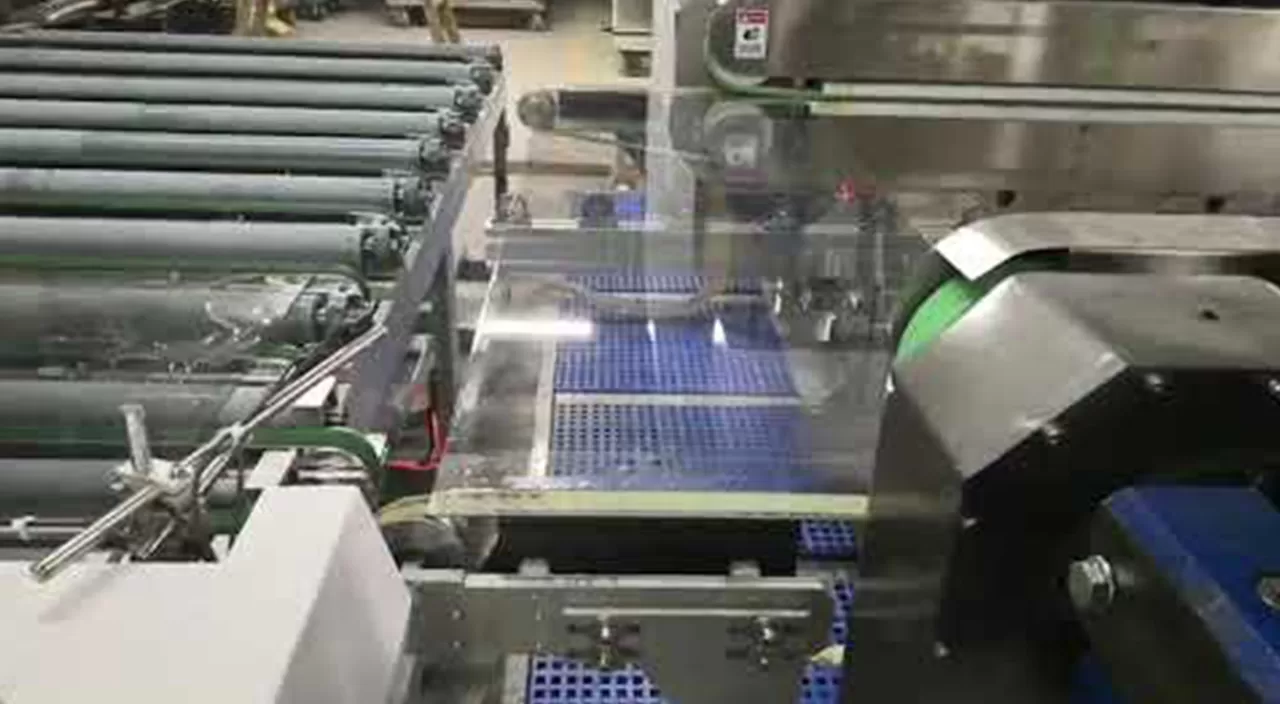 Línea de vidrio doble línea recta de borde HSDN (tipo L) vídeo