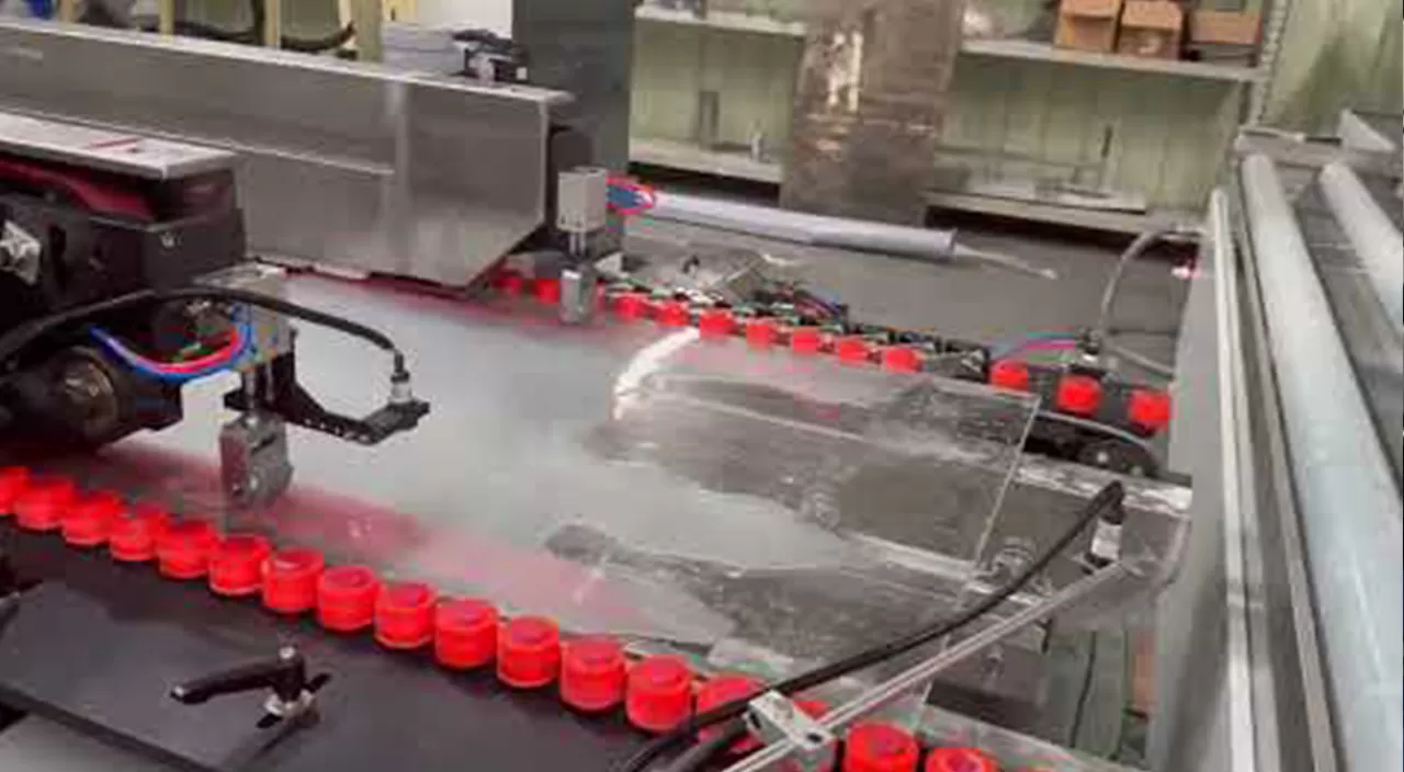 HISENG Jumbo Glass Bilateral Edger Line HSDT Video