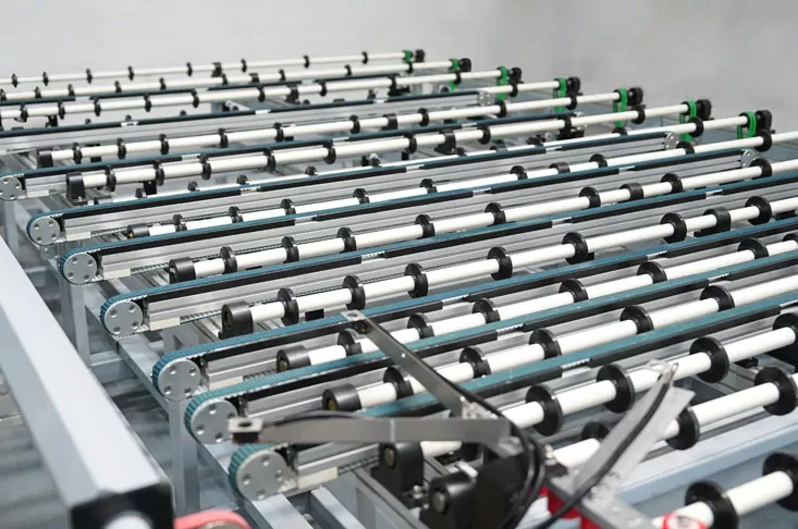 LST-Mesa de transferencia de vidrio